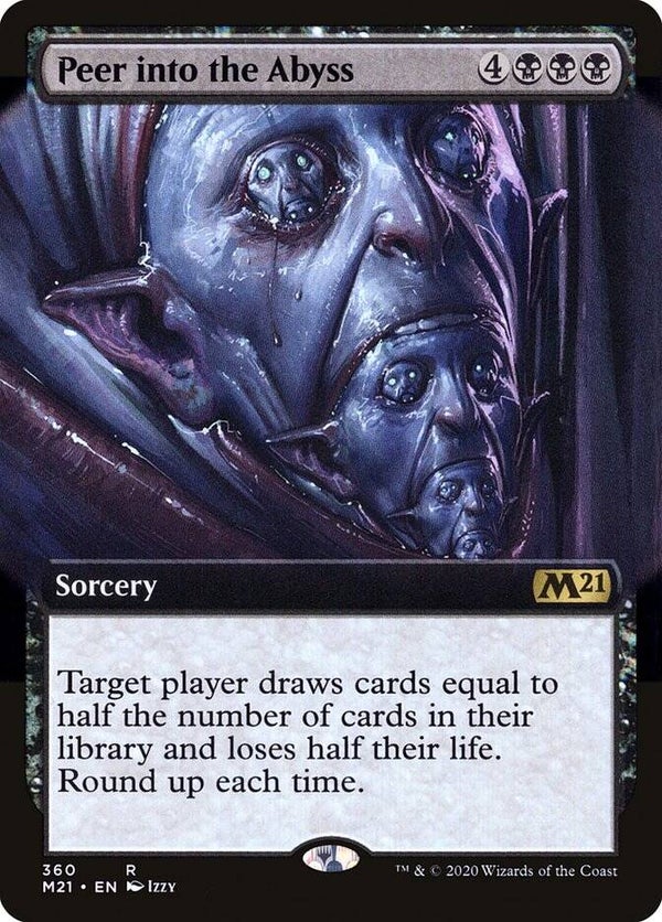 Magic the Gathering (MTG) : Peer into the Abyss (Core Set 2021 (Extra : 360)) - R