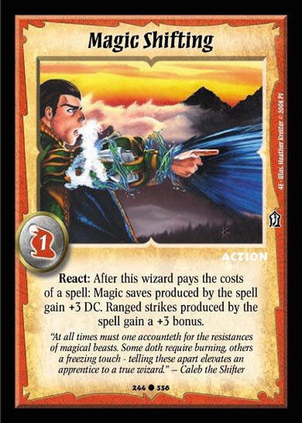 Warlord Saga of the Storm : Magic Shifting - C - 4E