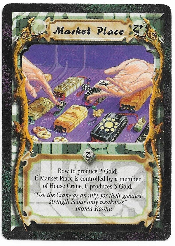 L5R : HOLDING : Market Place (Marketplace) (Shadowlands R.C. (SL)) - "FIXED REPRINT"