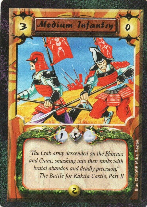 L5R : FOLLOWER : Medium Infantry (Shadowlands R.C. (SL)) - "FIXED REPRINT"