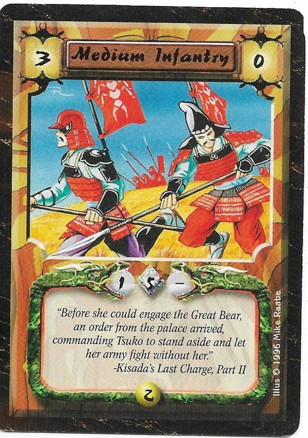 L5R : FOLLOWER : Medium Infantry (Time of the Void R.C. (ToV)) - "FIXED REPRINT"