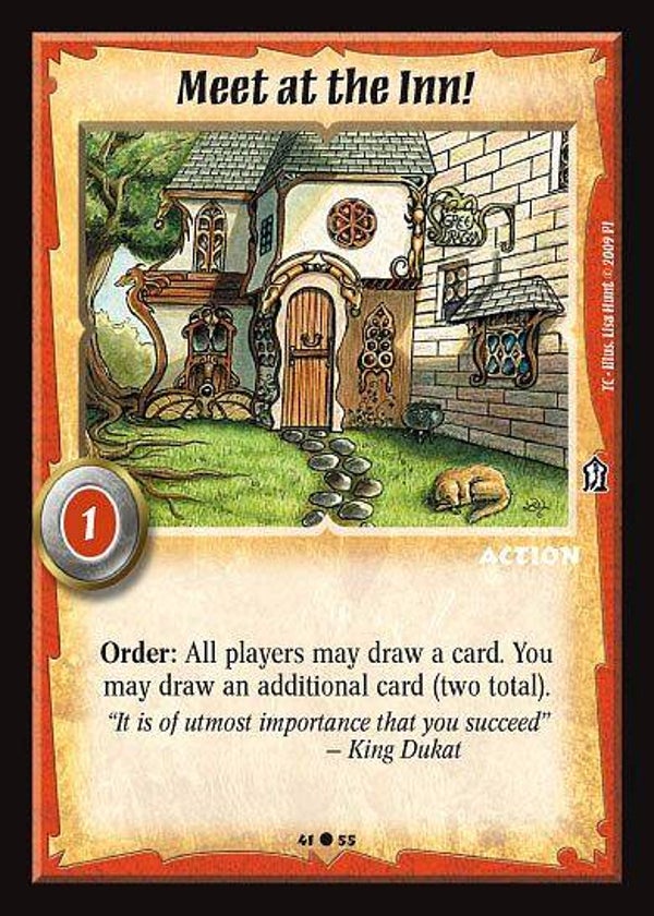 Warlord Saga of the Storm : Meet at the Inn! (V2. 4E 2009 FOIL) - Promo