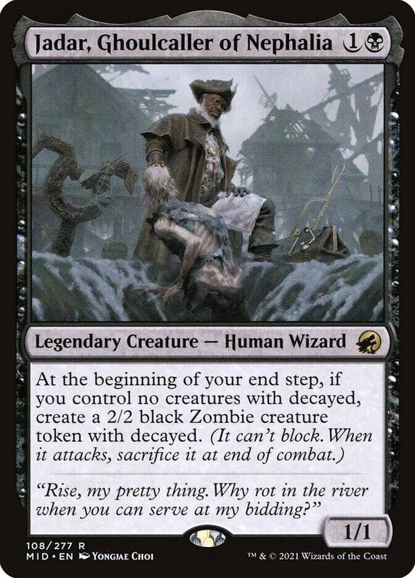Magic the Gathering (MTG) : Jadar, Ghoulcaller of Nephalia (Innistrad : Midnight Hunt (MID)) - R