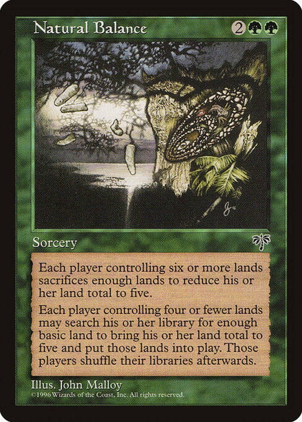 Magic : The Gathering (MTG) : Natural Balance (Mirage (MIR)) - R