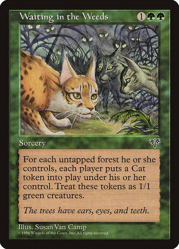 Magic : The Gathering (MTG) : Waiting in the Weeds (Mirage (MIR)) - R
