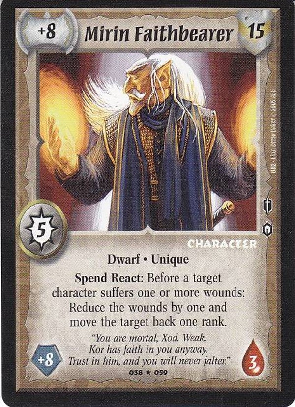 Warlord Saga of the Storm : Mirin Faithbearer - R - BB2
