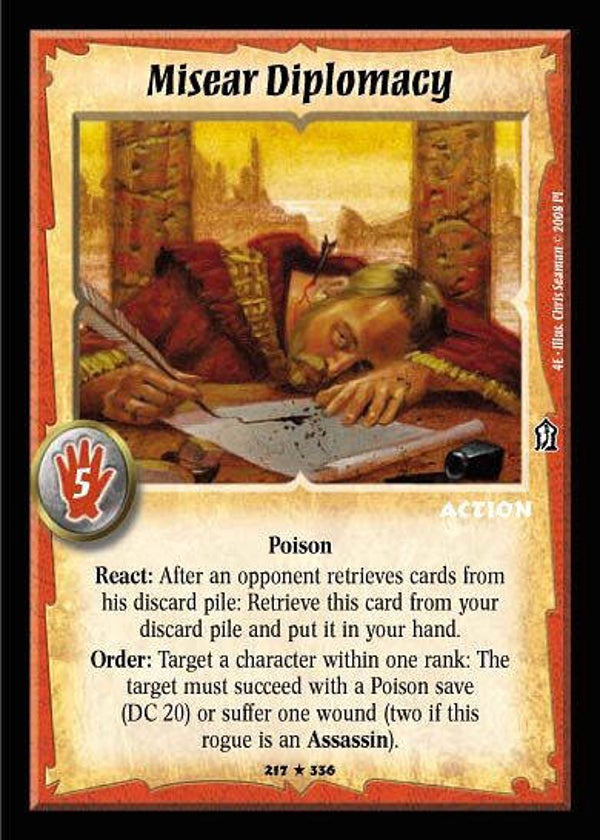 Warlord Saga of the Storm : Misear Diplomacy - R - 4E