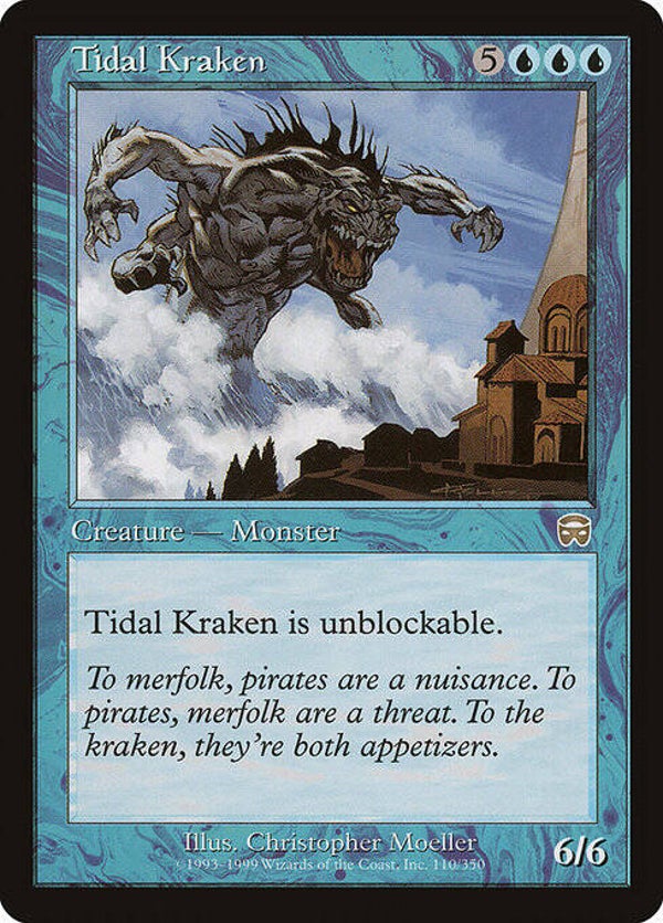 Magic : The Gathering (MTG) : Tidal Kraken (Mercadian Masques (MMQ)) - R