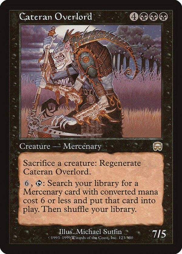 Magic : The Gathering (MTG) : Cateran Overlord (Mercadian Masques (MMQ)) - R