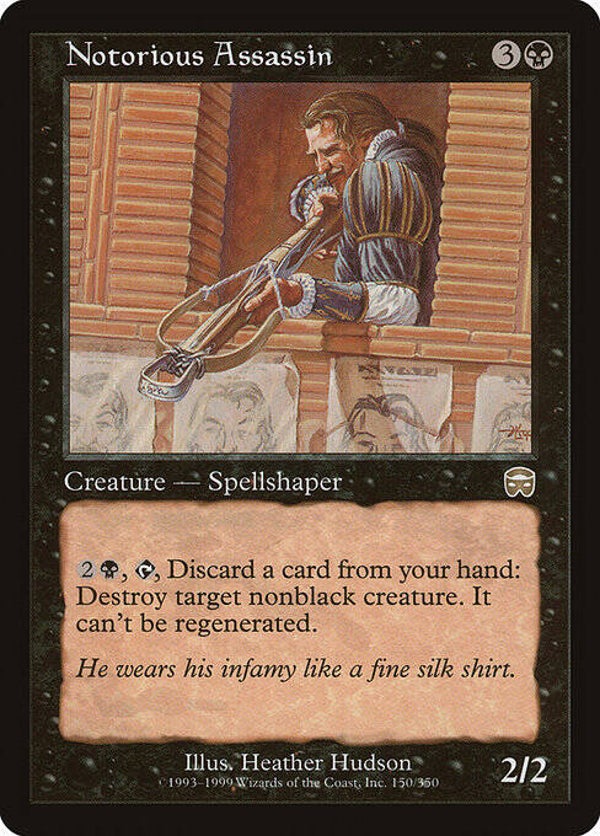 Magic : The Gathering (MTG) : Notorious Assassin (Mercadian Masques (MMQ)) - R