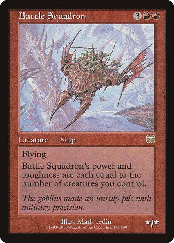 Magic : The Gathering (MTG) : Battle Squadron (Mercadian Masques (MMQ)) - R  (POOR)