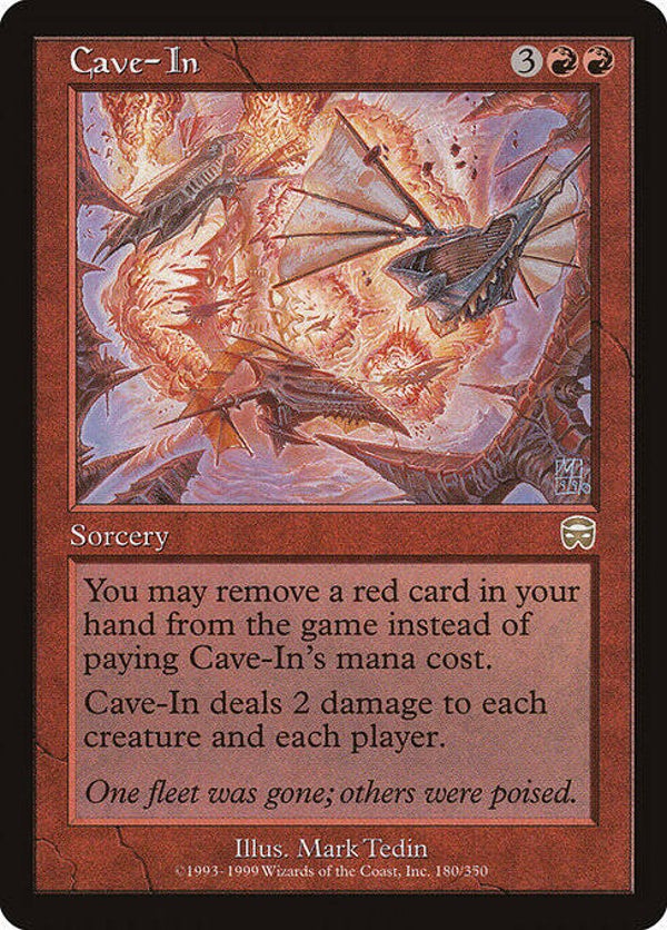 Magic : The Gathering (MTG) : Cave-In (Mercadian Masques (MMQ)) - R