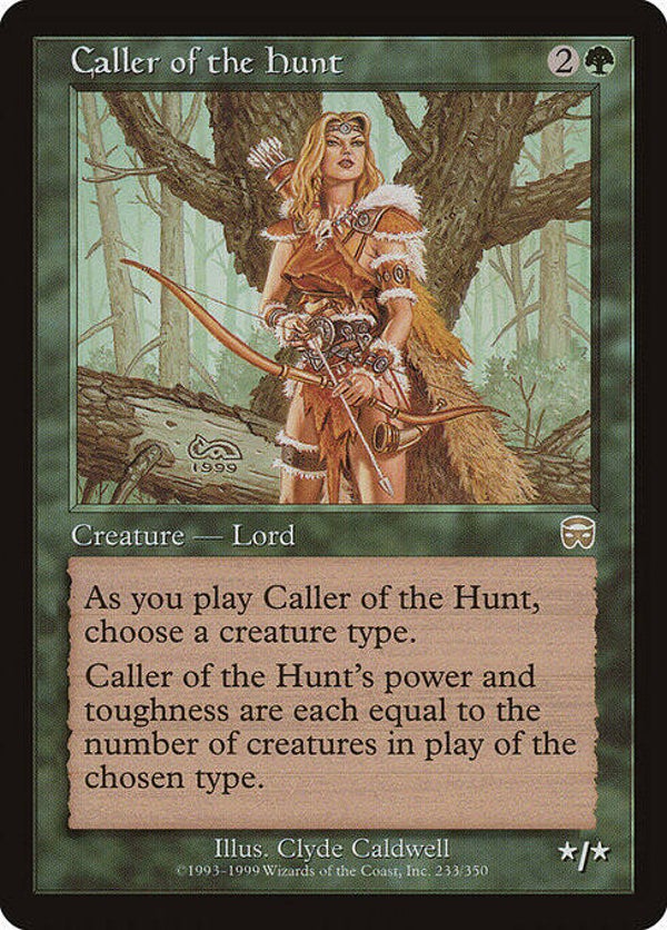 Magic : The Gathering (MTG) : Caller of the Hunt (Mercadian Masques (MMQ)) - R