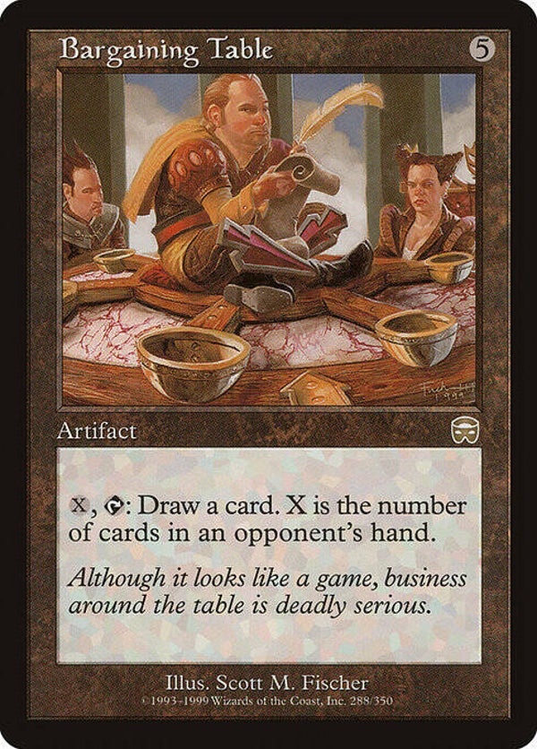 Magic : The Gathering (MTG) : Bargaining Table (Mercadian Masques (MMQ)) - R