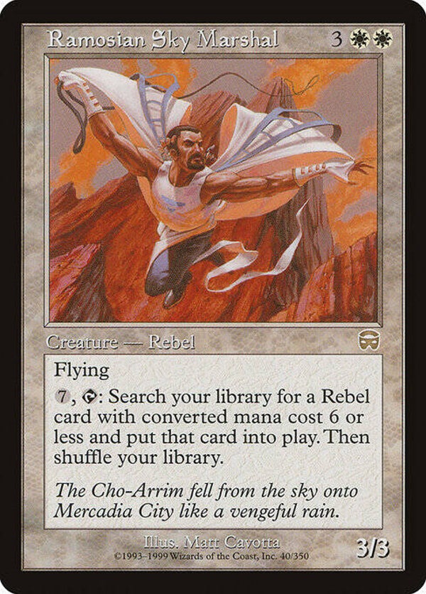 Magic : The Gathering (MTG) : Ramosian Sky Marshal (Mercadian Masques (MMQ)) - R