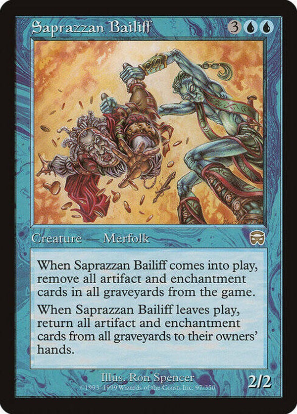 Magic : The Gathering (MTG) : Saprazzan Bailiff (Mercadian Masques (MMQ)) - R