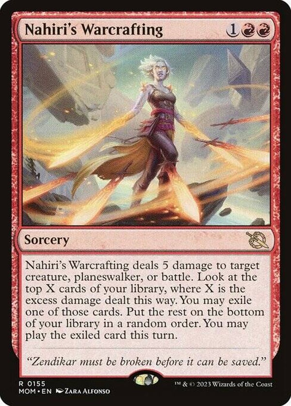 Magic : The Gathering (MTG) : Nahiri's Warcrafting (March of the Machine (MOM)) - R