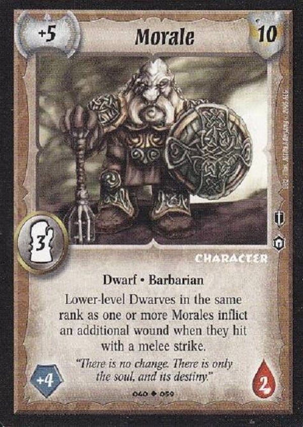 Warlord Saga of the Storm : Morale - U - BB2