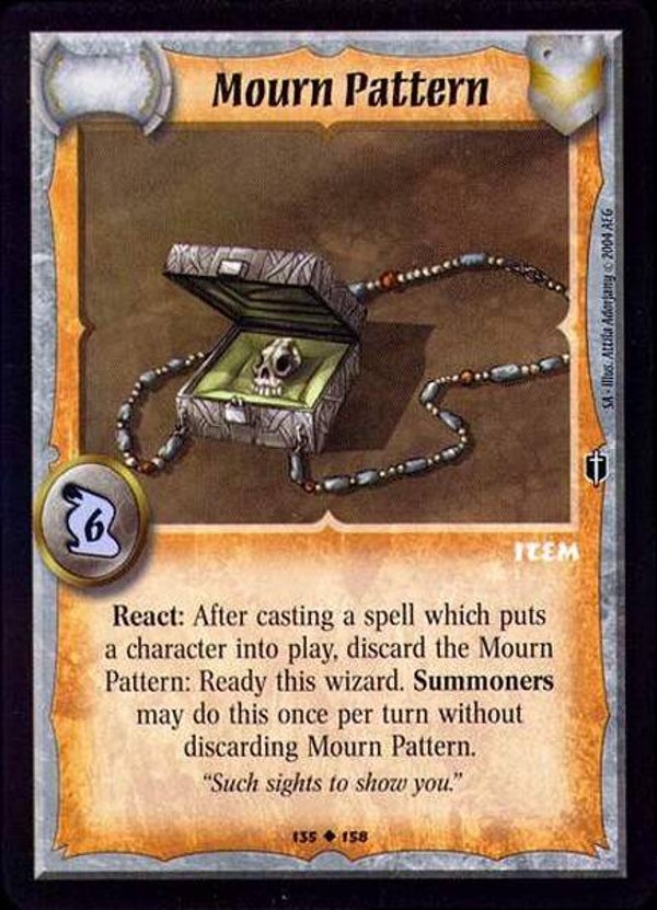 Warlord Saga of the Storm : Mourn Pattern - U - SA