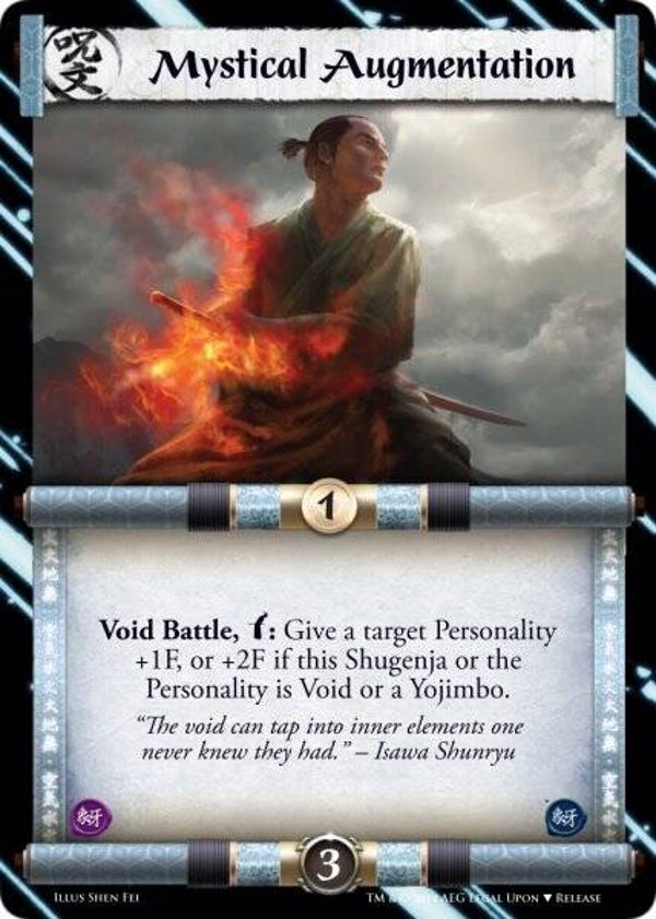 L5R : SPELL : Mystical Augmentation (Promo IVORY)