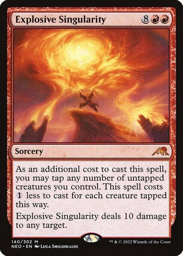Magic : The Gathering (MTG) : Explosive Singularity (Kamigawa: Neon Dynasty (NEO)) - M