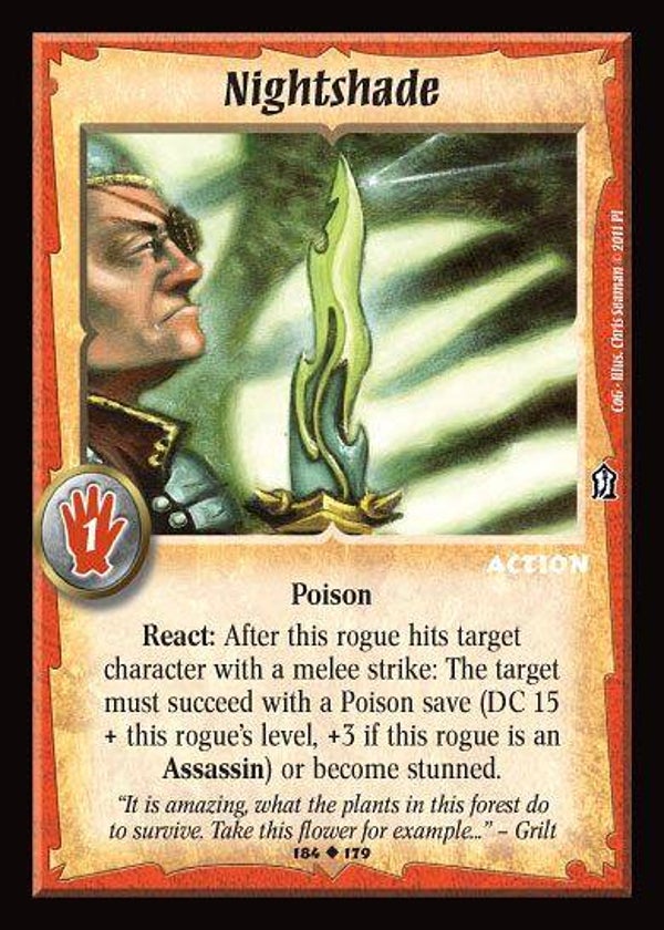 Warlord Saga of the Storm : Nightshade - U - COG