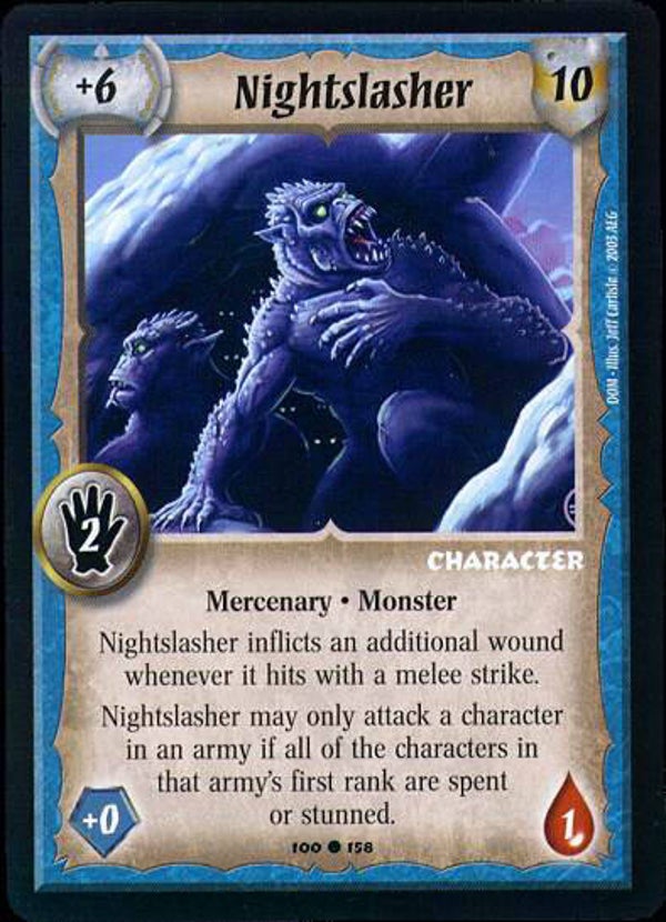 Warlord Saga of the Storm : Nightslasher - C - DOM