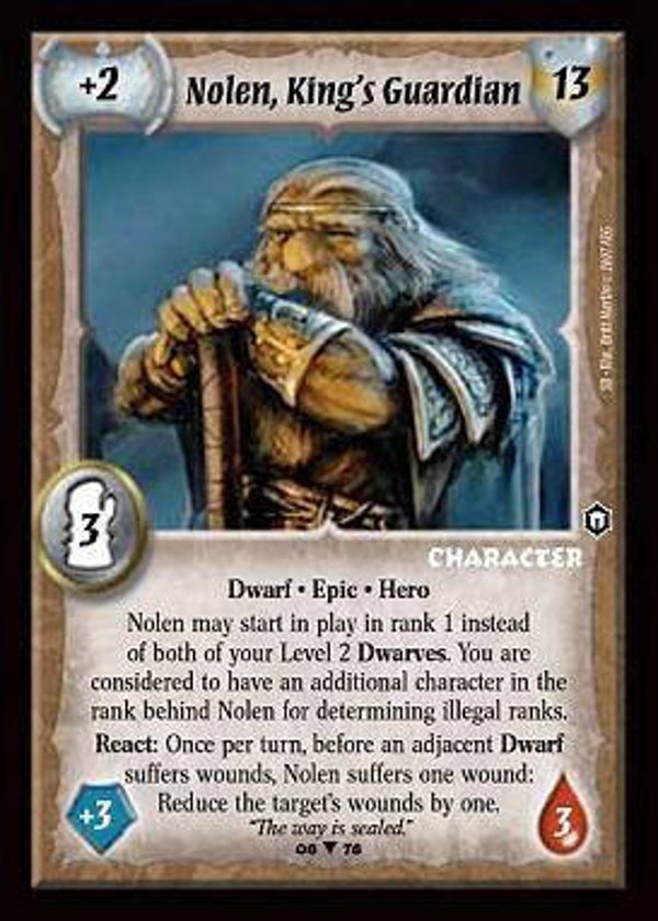 Warlord Saga of the Storm : Nolen, King's Guardian (SD)