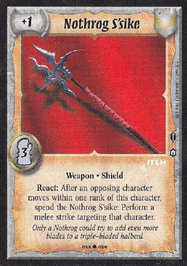 Warlord Saga of the Storm : Nothrog S'sike - C - BB2