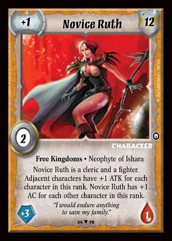 Warlord Saga of the Storm : Novice Ruth (SD)