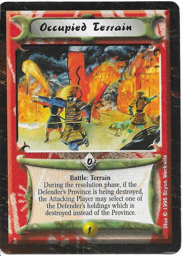 L5R : STRATEGY : Occupied Terrain (Time of the Void R.C. (ToV)) - "FIXED REPRINT"