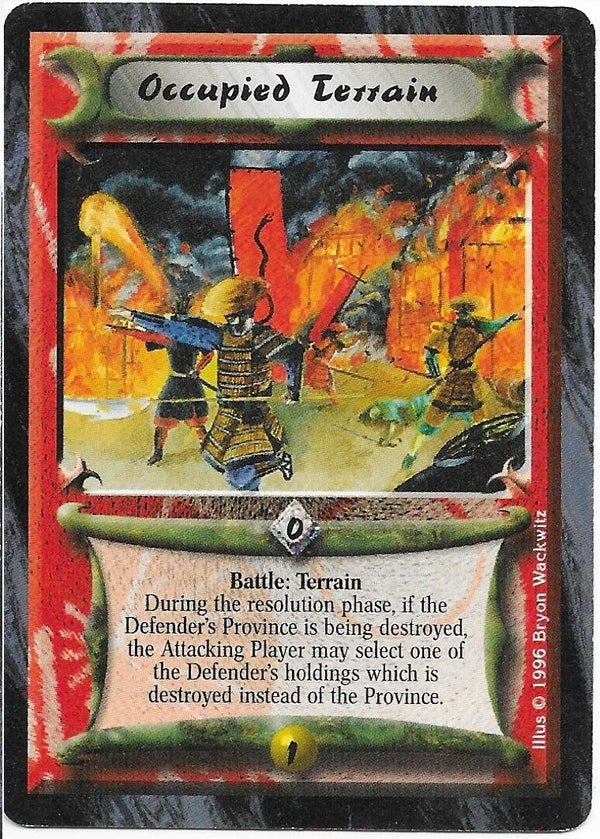 L5R : STRATEGY : Occupied Terrain (Anvil of Despair R.C. (AoD)) - "FIXED REPRINT"