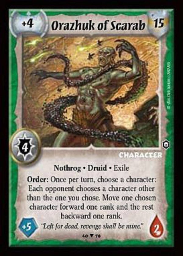 Warlord Saga of the Storm : Orazhuk of Scarab (SD)