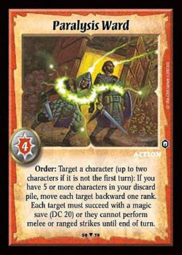 Warlord Saga of the Storm : Paralysis Ward (SD)