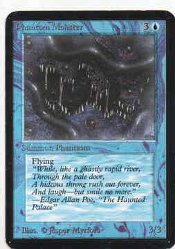 Magic : The Gathering (MTG) : Phantom Monster (ALPHA EDITION -1993 (LEA)) - U (SPLD-PLD)