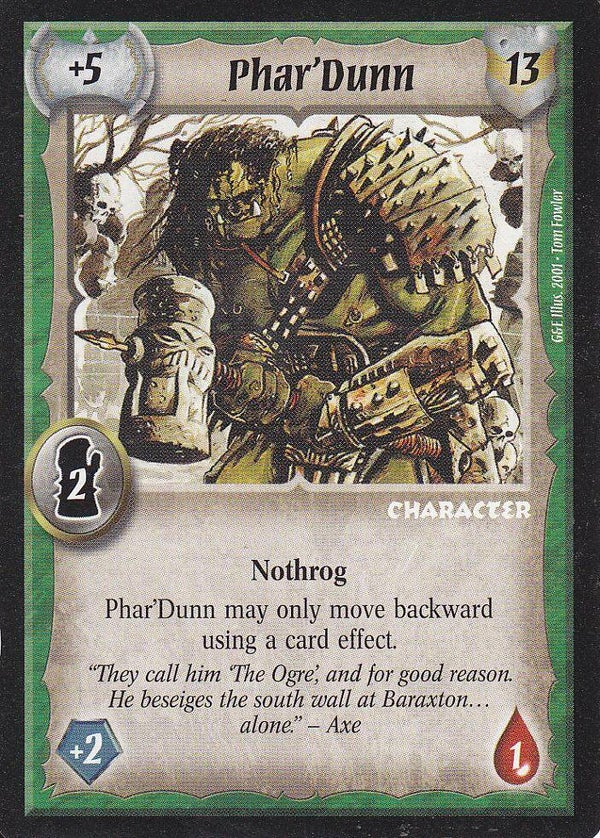 Warlord Saga of the Storm : Phar'Dunn (G&E Deck special)