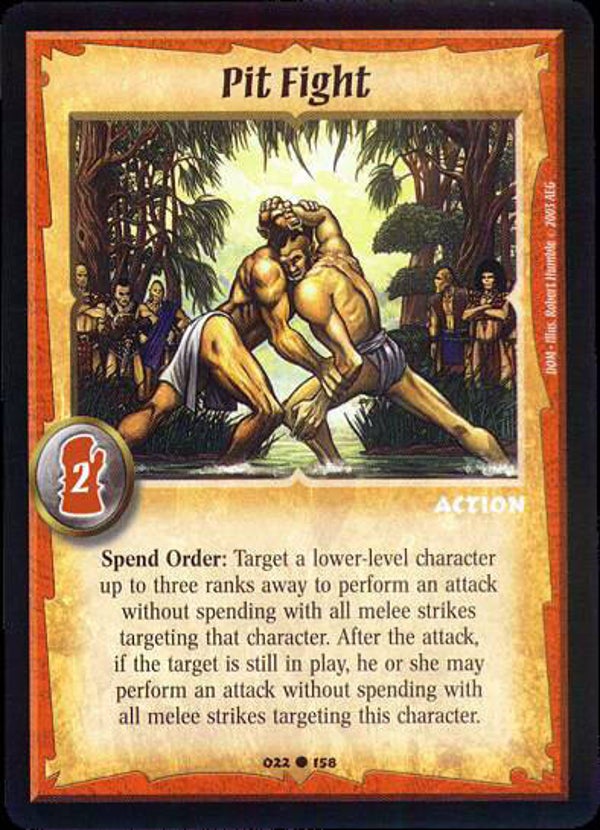 Warlord Saga of the Storm : Pit Fight - C - DOM