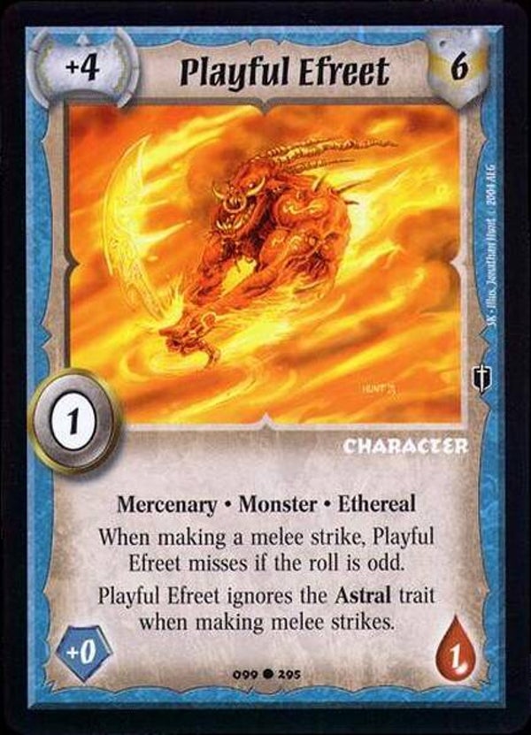 Warlord Saga of the Storm : Playful Efreet - C - SK