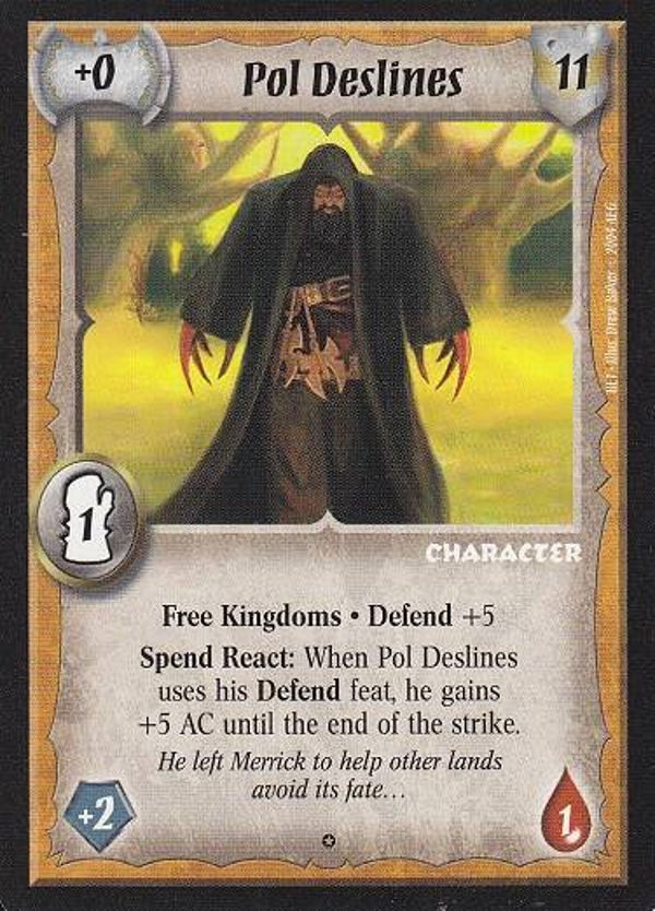 Warlord Saga of the Storm : Pol Deslines (CE Deck special BUGGED)