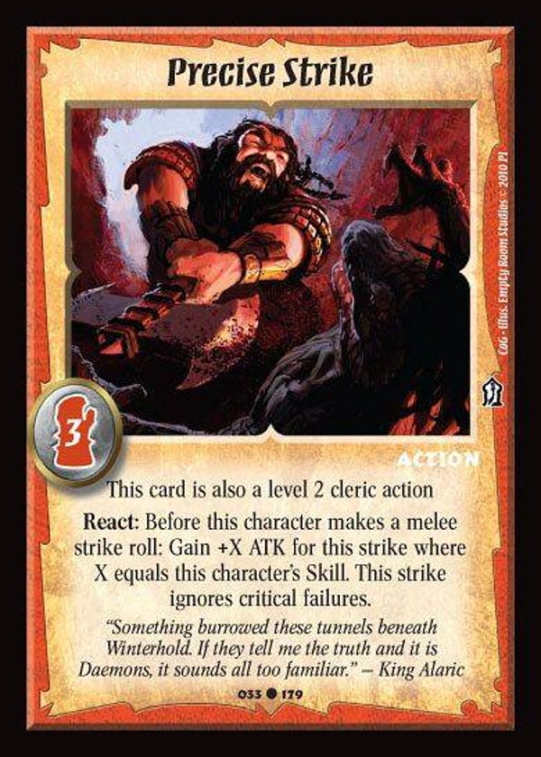 Warlord Saga of the Storm : Precise Strike - C - COG