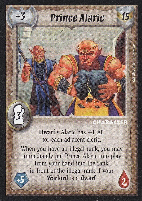 Warlord Saga of the Storm : Prince Alaric (G&E Deck special)