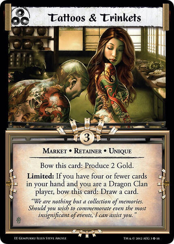L5R : HOLDING : Tattoos & Trinkets (EMPEROR GEMPUKKU) - FIXED (3/18)