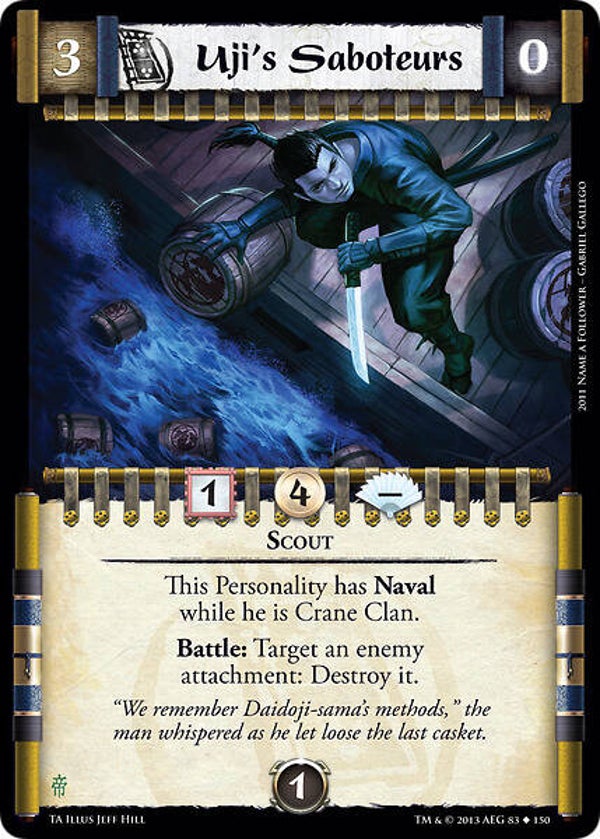 L5R : FOLLOWER : Uji's Saboteurs (TORN ASUNDER (TA)) - U