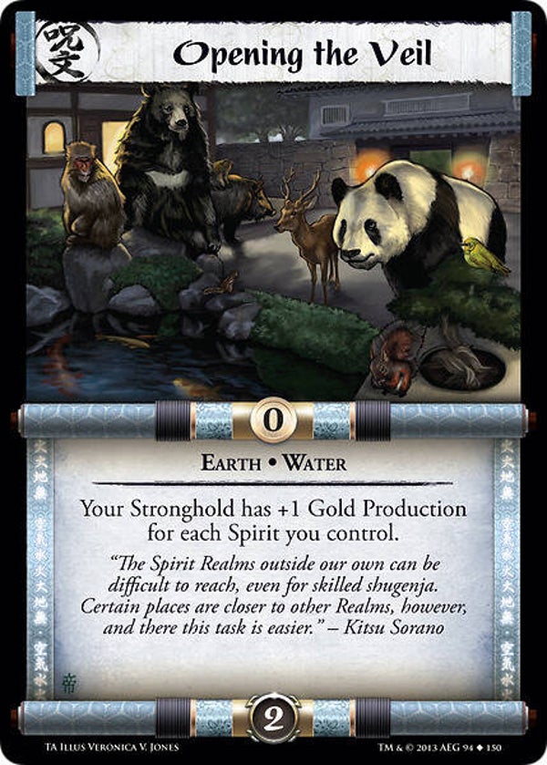 L5R : SPELL : Opening the Veil (TORN ASUNDER (TA)) - U