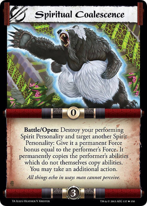 L5R : STRATEGY : Spiritual Coalescence (TORN ASUNDER (TA)) - U