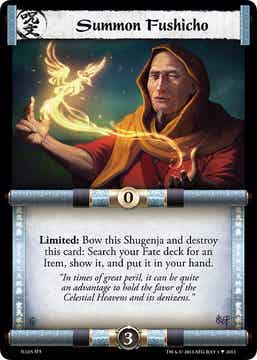 L5R : SPELL : Summon Fushicho (Promo EE) - FOIL