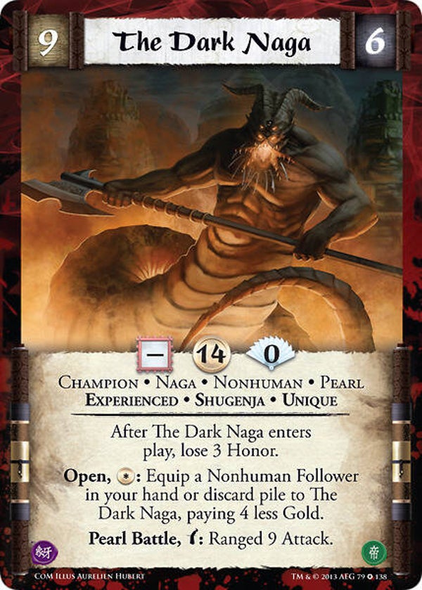 L5R : CLAN : UNALIGNED : The Dark Naga • Exp (COILS OF MADNESS (CoM)) - FIXED