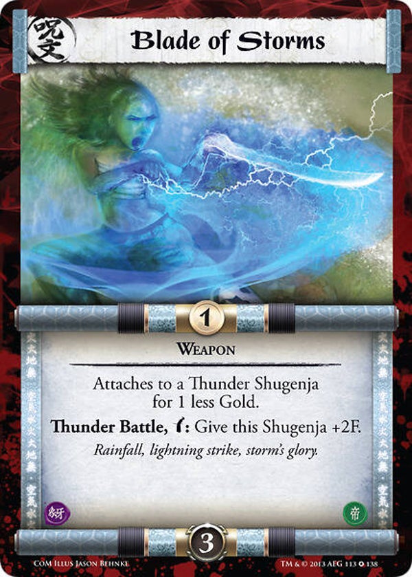 L5R : SPELL : Blade of Storms (COILS OF MADNESS (CoM)) - FIXED
