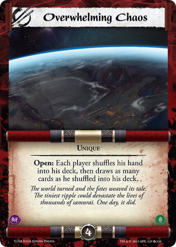 L5R : STRATEGY : Overwhelming Chaos (COILS OF MADNESS (CoM)) - FIXED