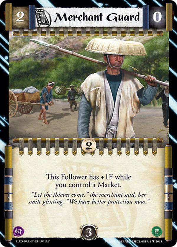 L5R : FOLLOWER : Merchant Guard - (Promo EE)